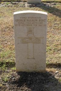 Ismailia War Memorial Cemetery - Burt, George Barrow